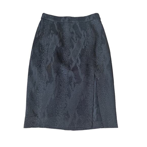 ALTUZARRA for Target Black Snake Embossed Pencil Skirt SZ 2 business career - Picture 2 of 9